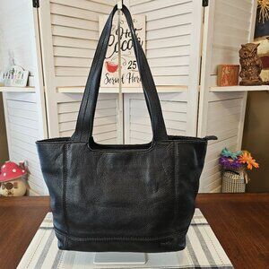 The Sak Black Leather Satchel